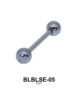 Snowflake Surgical Steel Tongue Piercing BLBLSE-05